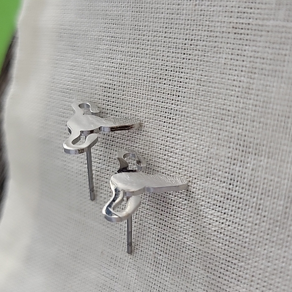 Femcore Uterus Stud Earrings, My Body My Choice - Picture 6 of 6